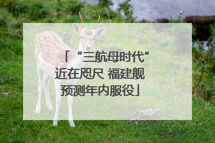 “三航母时代”近在咫尺 福建舰预测年内服役