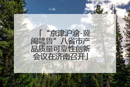 “京津沪渝-冀闽赣鲁”八省市产品质量可靠性创新会议在济南召开