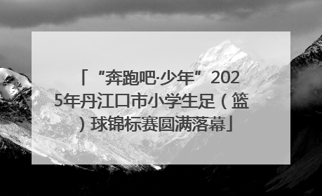 “奔跑吧·少年”2025年丹江口市小学生足（篮）球锦标赛圆满落幕