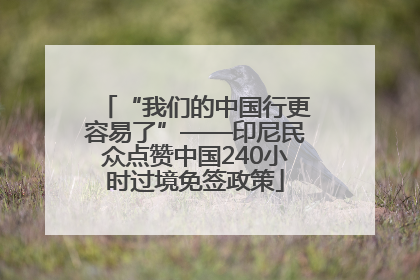 “我们的中国行更容易了”——印尼民众点赞中国240小时过境免签政策