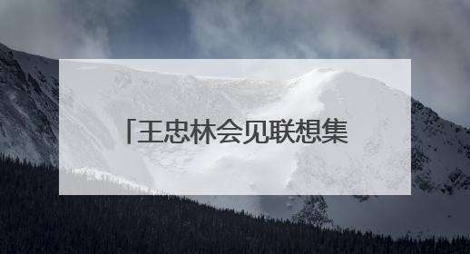 王忠林会见联想集团董事长兼首席执行官杨元庆 深化战略合作 打造世界级光电子信息产业集群