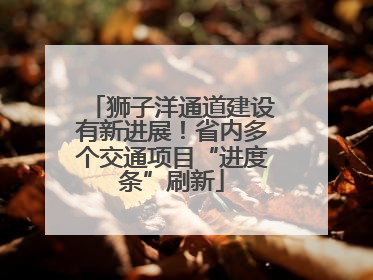 狮子洋通道建设有新进展！省内多个交通项目“进度条”刷新