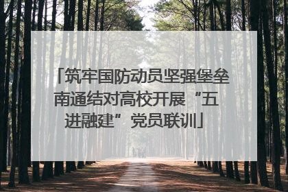 筑牢国防动员坚强堡垒 南通结对高校开展“五进融建”党员联训