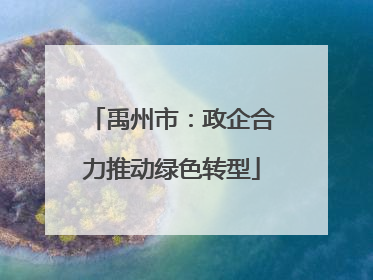 禹州市：政企合力推动绿色转型