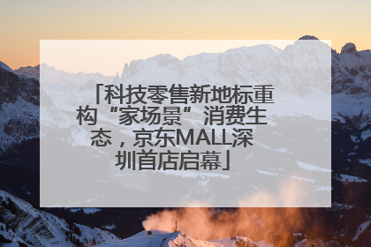 科技零售新地标重构“家场景”消费生态，京东MALL深圳首店启幕