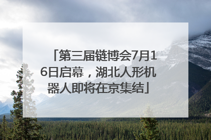 第三届链博会7月16日启幕，湖北人形机器人即将在京集结