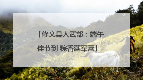 修文县人武部：端午佳节到 粽香满军营