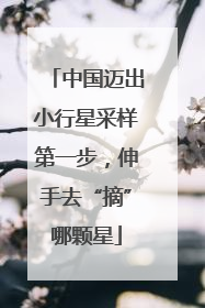 中国迈出小行星采样第一步，伸手去“摘”哪颗星
