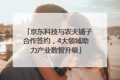 京东科技与农夫铺子合作签约，4大领域助力产业数智升级