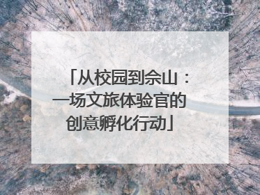 从校园到佘山：一场文旅体验官的创意孵化行动