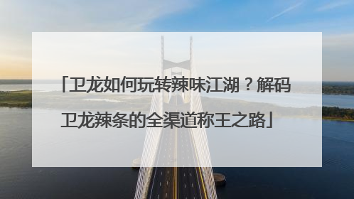 卫龙如何玩转辣味江湖？解码卫龙辣条的全渠道称王之路