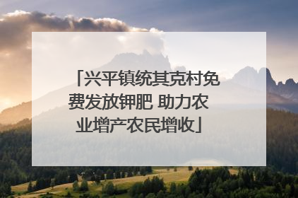 兴平镇统其克村免费发放钾肥 助力农业增产农民增收