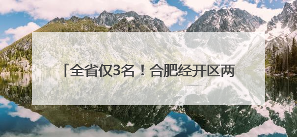 全省仅3名！合肥经开区两学子入选中国国少训练营