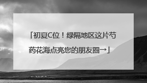 初夏C位！绿隔地区这片芍药花海点亮您的朋友圈→
