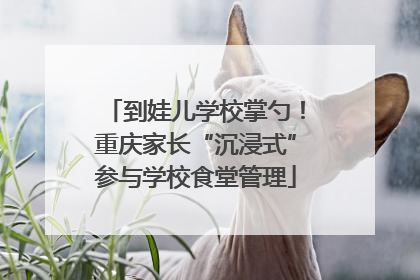 到娃儿学校掌勺！重庆家长“沉浸式”参与学校食堂管理