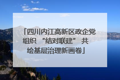 四川内江高新区政企党组织 “结对联建” 共绘基层治理新画卷