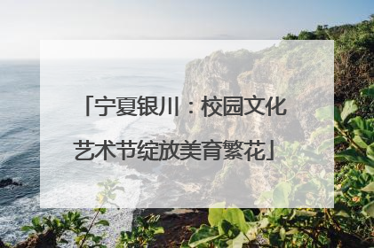宁夏银川：校园文化艺术节绽放美育繁花