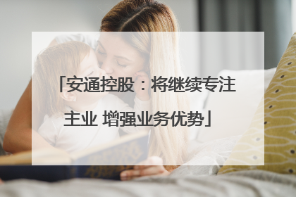 安通控股：将继续专注主业 增强业务优势