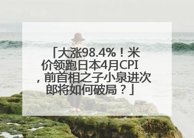 大涨98.4%！米价领跑日本4月CPI，前首相之子小泉进次郎将如何破局？
