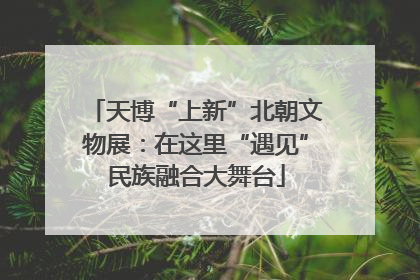 天博“上新”北朝文物展：在这里“遇见”民族融合大舞台