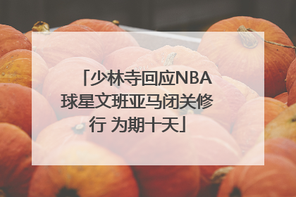 少林寺回应NBA球星文班亚马闭关修行 为期十天