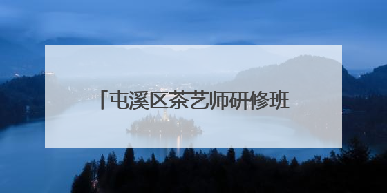 屯溪区茶艺师研修班赋能茶产业新发展