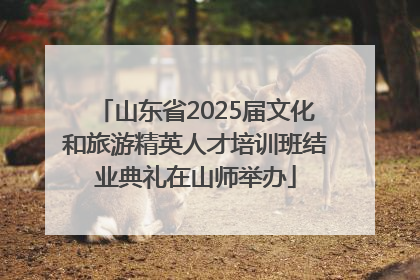 山东省2025届文化和旅游精英人才培训班结业典礼在山师举办
