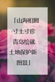 山海相拥·寸土寸珍 青岛绘就土地保护新图景