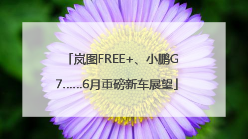 岚图FREE+、小鹏G7……6月重磅新车展望