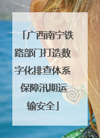 广西南宁铁路部门打造数字化排查体系 保障汛期运输安全