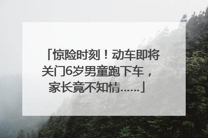 惊险时刻！动车即将关门6岁男童跑下车，家长竟不知情……