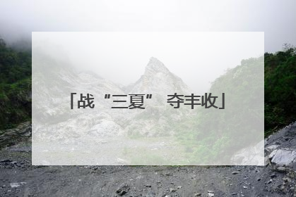 战“三夏” 夺丰收