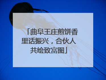 曲阜王庄煎饼香里话振兴，合伙人共绘致富图