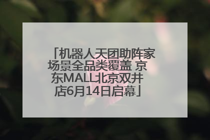 机器人天团助阵家场景全品类覆盖 京东MALL北京双井店6月14日启幕