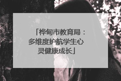 桦甸市教育局：多维度护航学生心灵健康成长