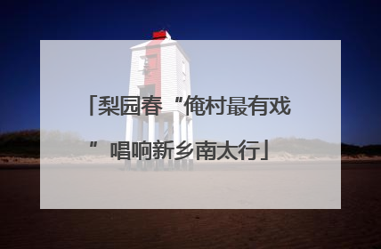梨园春“俺村最有戏”唱响新乡南太行