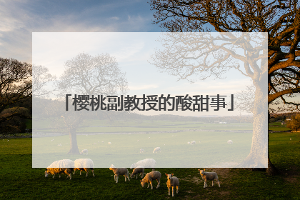 樱桃副教授的酸甜事