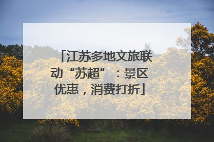 江苏多地文旅联动“苏超”：景区优惠，消费打折