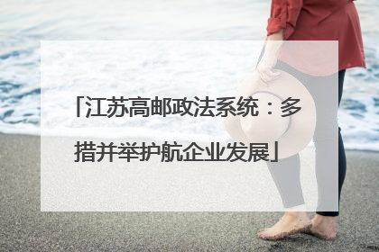 江苏高邮政法系统：多措并举护航企业发展