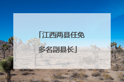 江西两县任免多名副县长