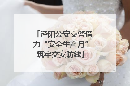 泾阳公安交警借力“安全生产月”筑牢交安防线