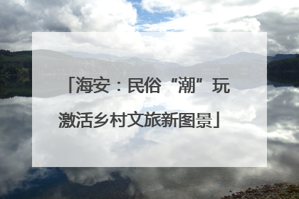 海安：民俗“潮”玩激活乡村文旅新图景