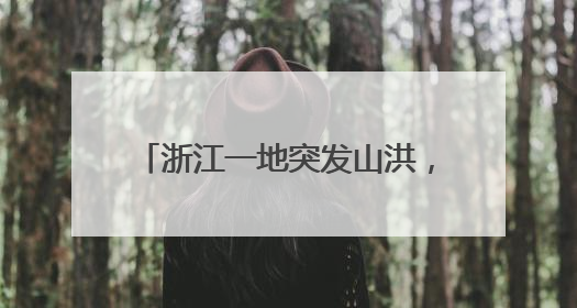 浙江一地突发山洪，有公交车被困！刚刚Ⅳ级应急响应启动