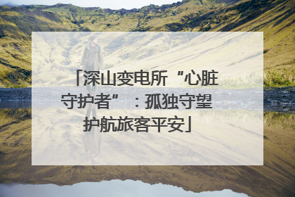深山变电所“心脏守护者”：孤独守望护航旅客平安