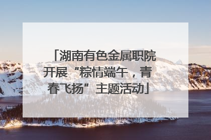 湖南有色金属职院开展“粽情端午，青春飞扬”主题活动