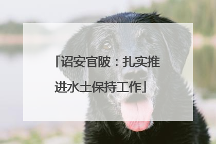 诏安官陂：扎实推进水土保持工作