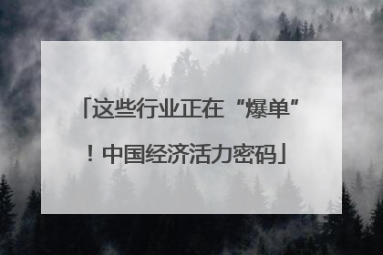 这些行业正在“爆单”！中国经济活力密码