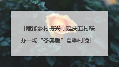 赋能乡村振兴，延庆五村联办一场“冬奥版”夏季村晚
