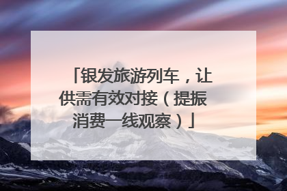 银发旅游列车，让供需有效对接（提振消费一线观察）