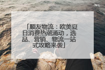 顺友物流：欧美夏日消费热潮涌动，选品、营销、物流一站式攻略来袭